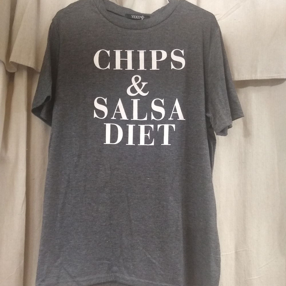 Chips and salsa diet t-shirt NWT